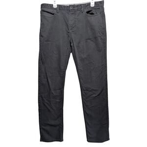 Dockers 36x32 Straight 5 Pocket Black Brushed Flex Denim Mens Jeans Slim Fit
